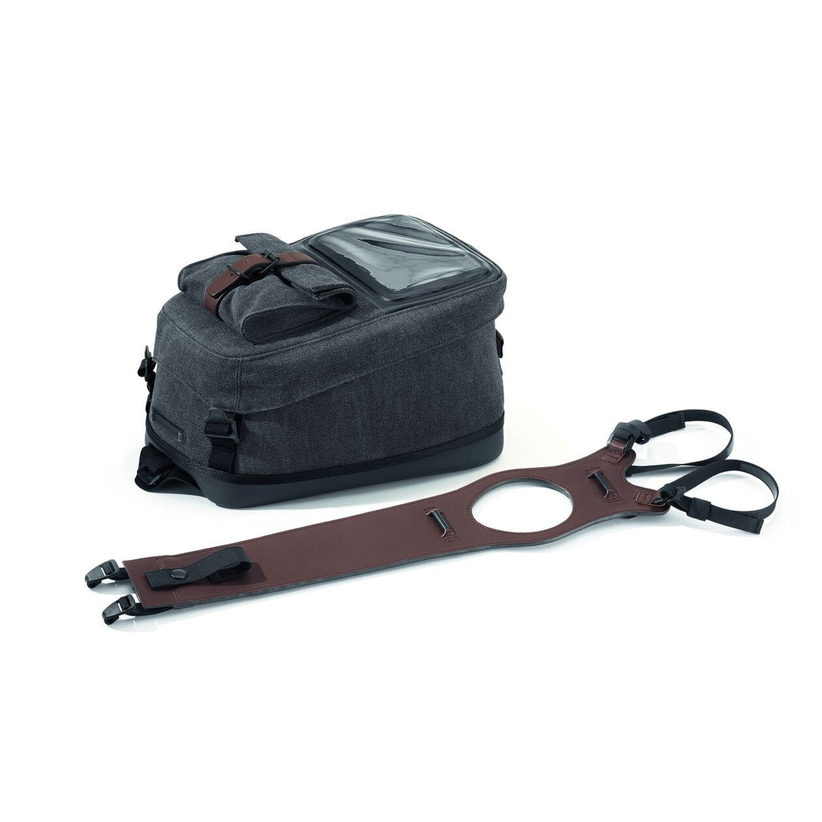 BMW Tank Bag - Leather Edition 11L (77452451074) - High Road Motorsports - Soft Luggage - 77452451074 - BMW