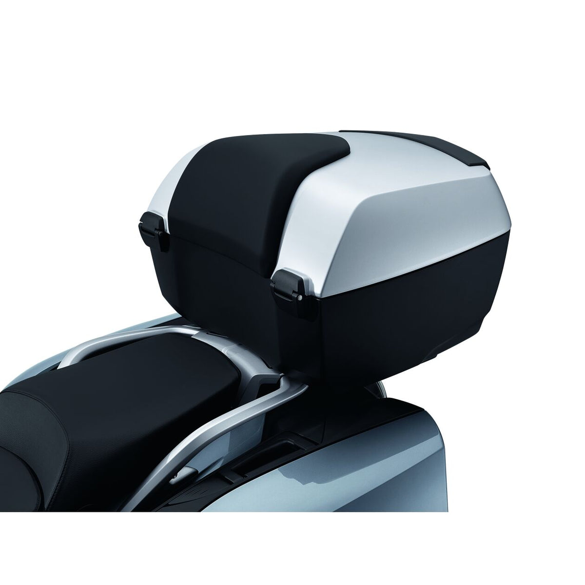 BMW Touring Topcase, White Aluminum, 49 L (77438544631) - High Road Motorsports - Hard Cases - 77438544631 - BMW