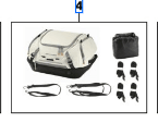 BMW Urban Collection Rear Bag, Small (77495A3C3E0) - High Road Motorsports - Soft Luggage - 77495A3C3E0 - BMW