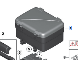 BMW Urban Vario Topcase (77431540399) - High Road Motorsports - Hard Cases - 77431540399 - BMW