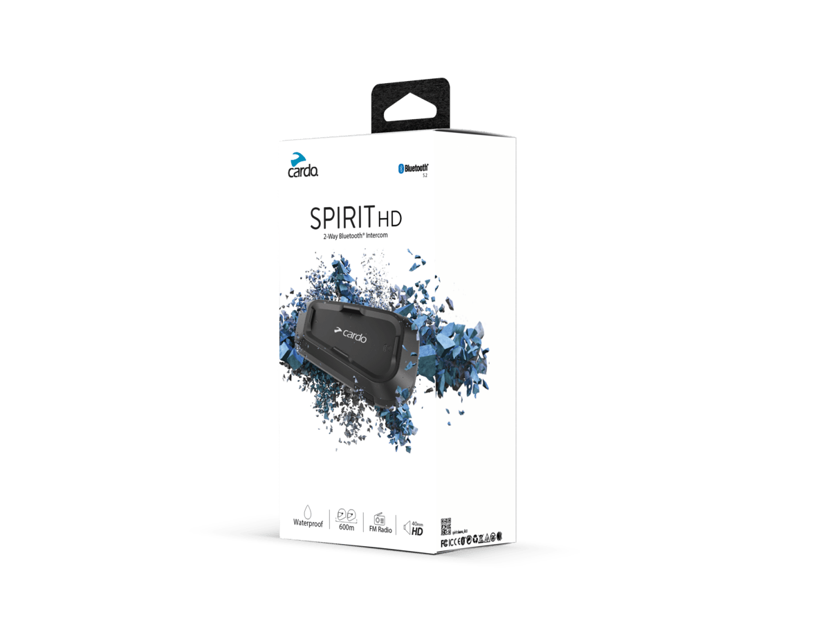 Cardo Spirit HD Helmet Communication System - High Road Motorsports - Communication System - 4402-0904 - Cardo