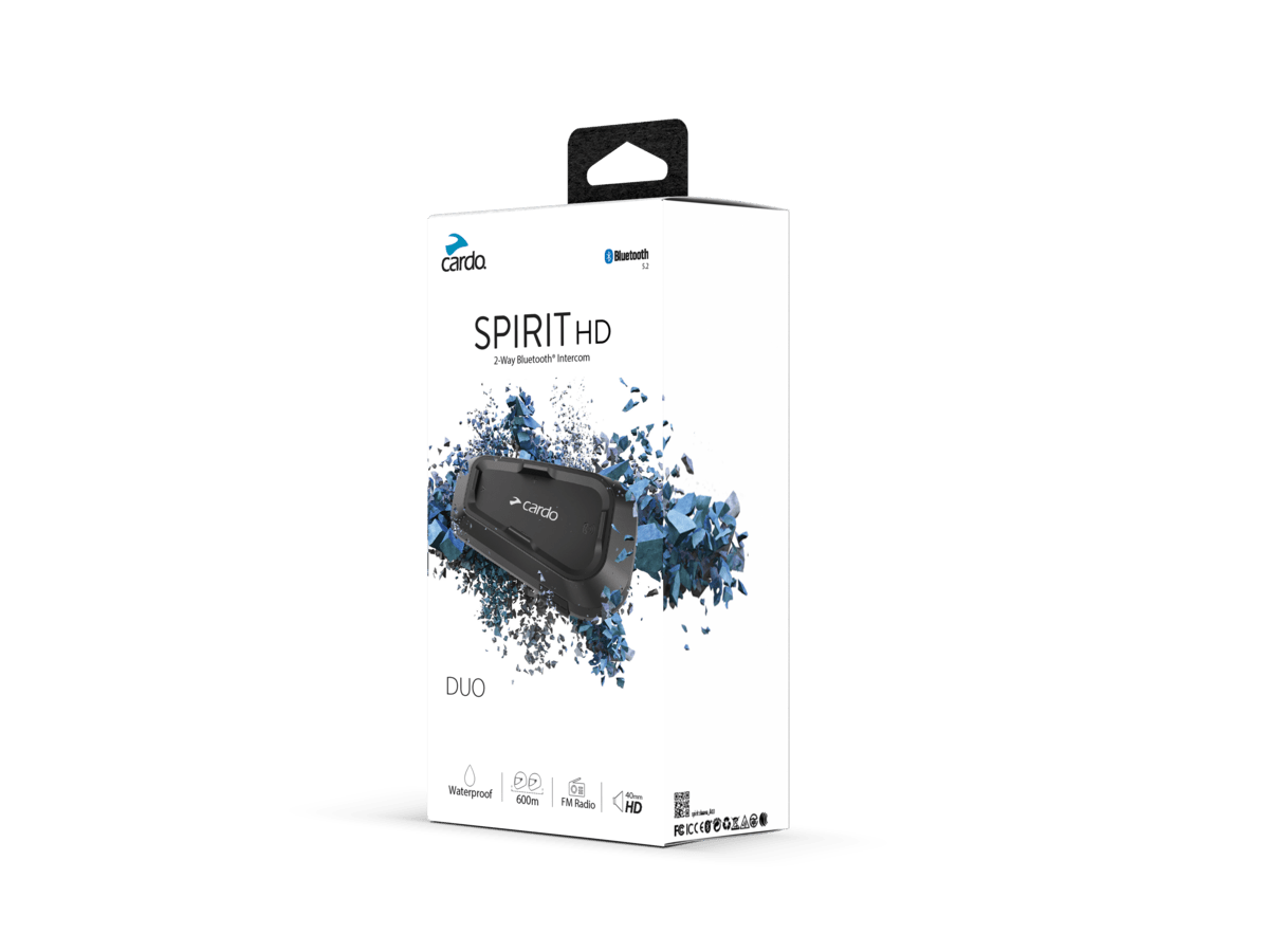 Cardo Spirit HD Helmet Communication System - High Road Motorsports - Communication System - 4402-0905 - Cardo