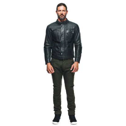 Dainese Atlas Leather Jacket - High Road Motorsports - Motorcycle Jacket - 7525344144 - Dainese