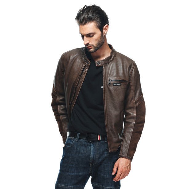 Dainese Merak Leather Jacket - High Road Motorsports - Motorcycle Jacket - 7525345244 - Dainese