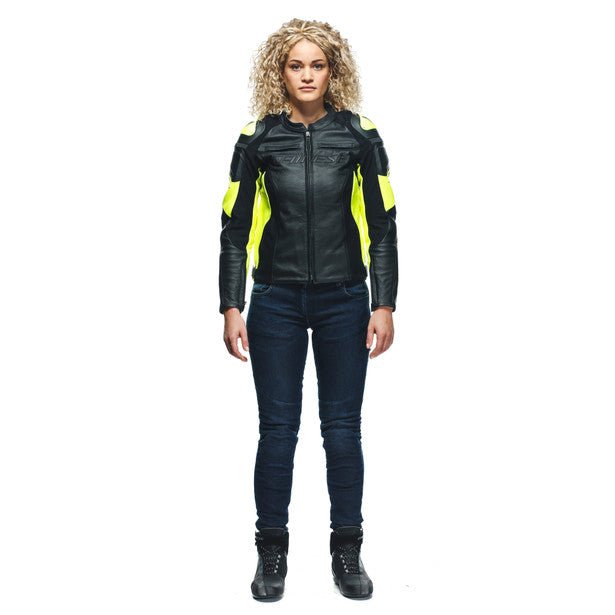 Dainese Racing 4 Lady Leather Jacket - High Road Motorsports - Motorcycle Jacket - 7535311338 - Dainese