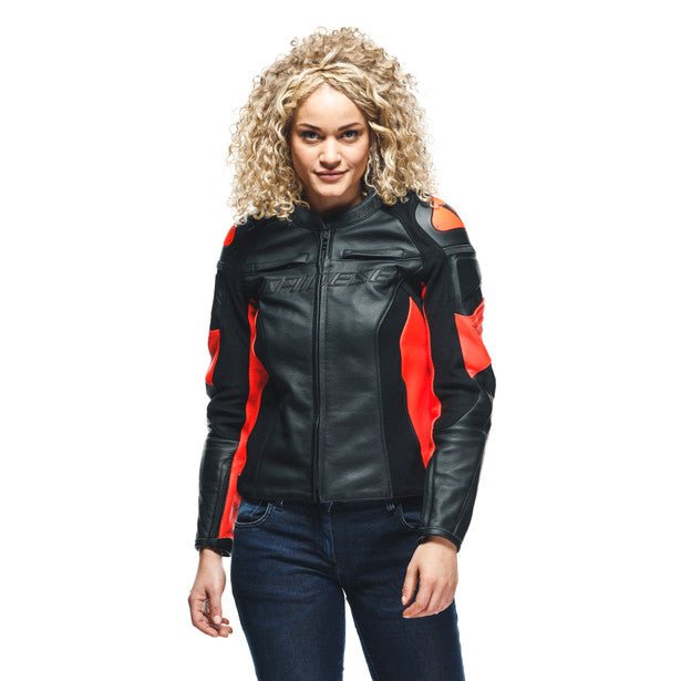 Dainese Racing 4 Lady Leather Jacket - High Road Motorsports - Motorcycle Jacket - 7535311138 - Dainese