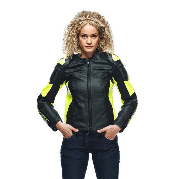Dainese Racing 4 Lady Leather Jacket - High Road Motorsports - Motorcycle Jacket - 7535311338 - Dainese