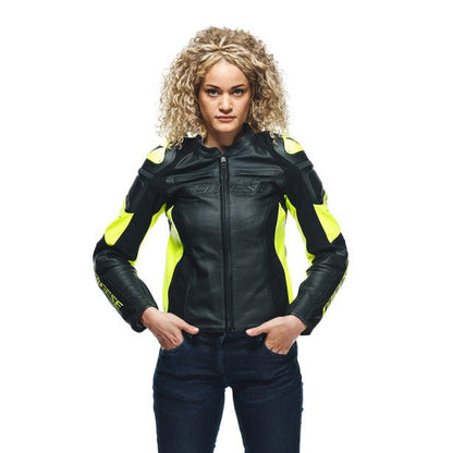 Dainese Racing 4 Lady Leather Jacket - High Road Motorsports - Motorcycle Jacket - 7535311338 - Dainese