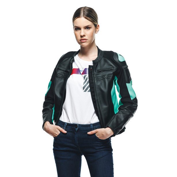 Dainese Racing 4 Lady Leather Jacket - High Road Motorsports - Motorcycle Jacket - 202533848-26F-38 - Dainese