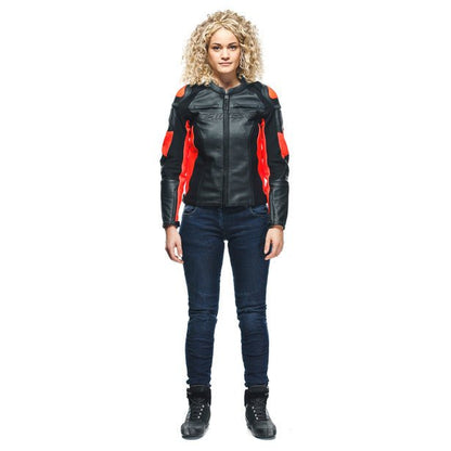 Dainese Racing 4 Lady Leather Jacket - High Road Motorsports - Motorcycle Jacket - 7535311138 - Dainese
