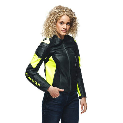 Dainese Racing 4 Lady Leather Jacket - High Road Motorsports - Motorcycle Jacket - 7535311338 - Dainese