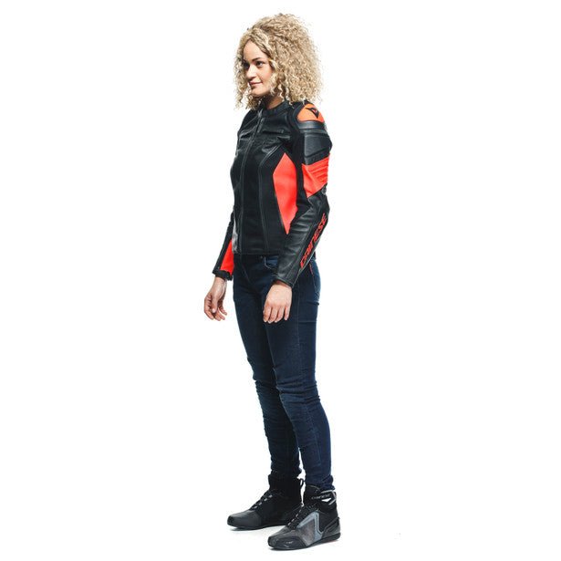 Dainese Racing 4 Lady Leather Jacket - High Road Motorsports - Motorcycle Jacket - 7535311138 - Dainese