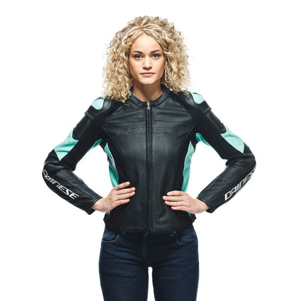 Dainese Racing 4 Lady Perforated Leather Jacket - High Road Motorsports - Motorcycle Jacket - 7535312138 - Dainese