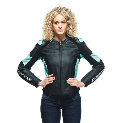 Dainese Racing 4 Lady Perforated Leather Jacket - High Road Motorsports - Motorcycle Jacket - 7535312138 - Dainese