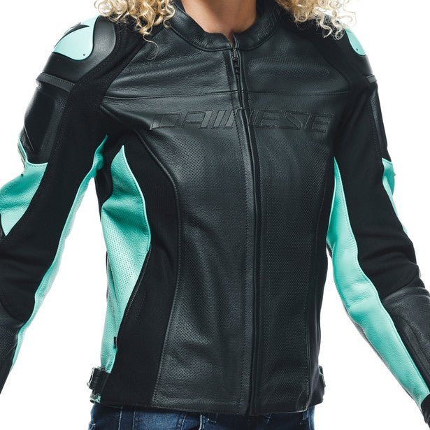 Dainese Racing 4 Lady Perforated Leather Jacket - High Road Motorsports - Motorcycle Jacket - 7535312138 - Dainese