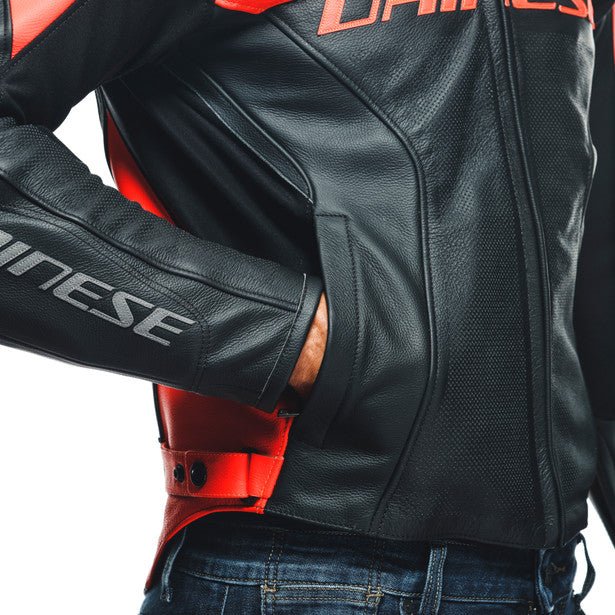 Dainese Racing 4 Perforated Leather Jacket - High Road Motorsports - Motorcycle Jacket - 7525340144 - Dainese