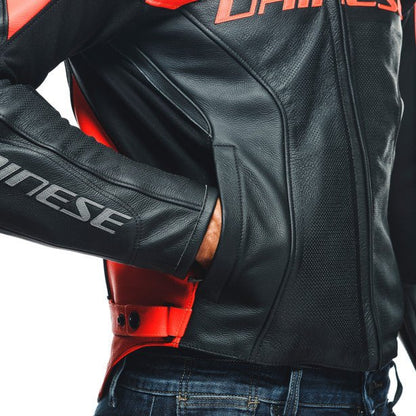 Dainese Racing 4 Perforated Leather Jacket - High Road Motorsports - Motorcycle Jacket - 7525340144 - Dainese