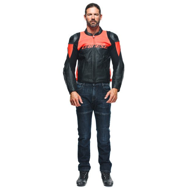 Dainese Racing 4 Perforated Leather Jacket - High Road Motorsports - Motorcycle Jacket - 7525340144 - Dainese