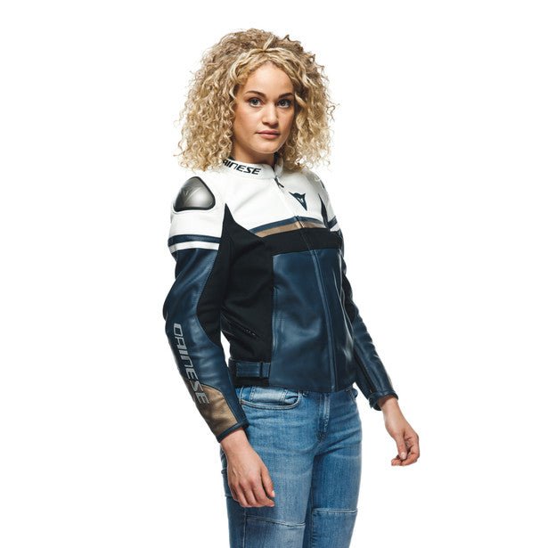 Dainese Rapida Lady Leather Jacket - High Road Motorsports - Motorcycle Jacket - 7535313238 - Dainese