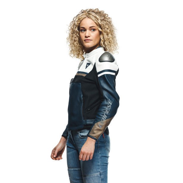 Dainese Rapida Lady Leather Jacket - High Road Motorsports - Motorcycle Jacket - 7535313238 - Dainese