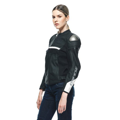 Dainese Rapida Lady Perforated Leather Jacket - High Road Motorsports - Motorcycle Jacket - 7535314138 - Dainese