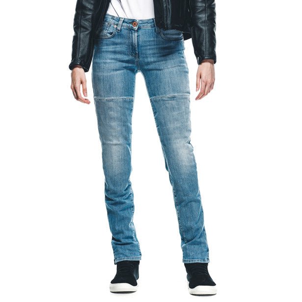 Dainese Stone Slim Lady Denim Pants - High Road Motorsports - Motorcycle Pants - 7537511124 - Dainese