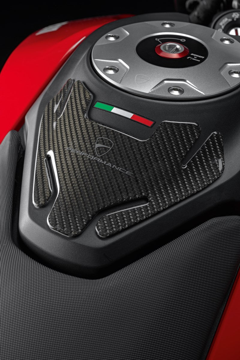Ducati Adhesive Carbon Tank Protection (97480191A) - High Road Motorsports - Tank Protector - 97480191A - Ducati
