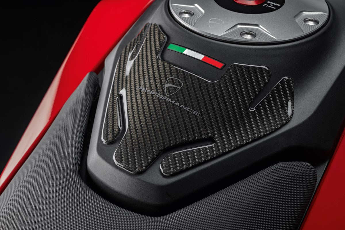 Ducati Adhesive Carbon Tank Protection (97480191A) - High Road Motorsports - Tank Protector - 97480191A - Ducati