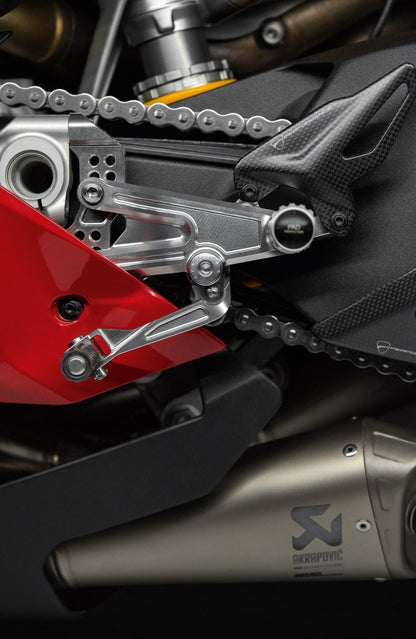 Ducati Adjustable Rider Footpegs In Aluminium (96280481A) - High Road Motorsports - Footpeg - 96280481A - Ducati