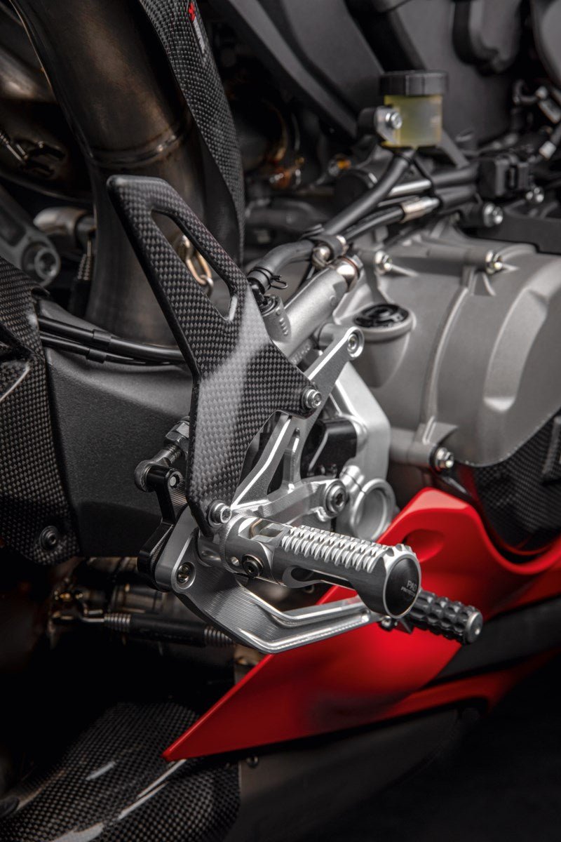 Ducati Adjustable Rider Footpegs In Aluminium (96280621AA) - High Road Motorsports - Footpeg - 96280621AA - Ducati