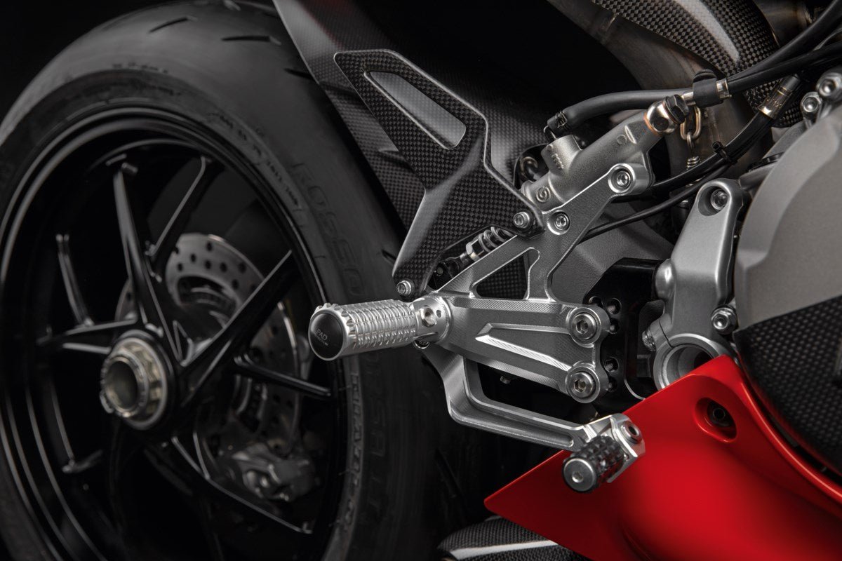 Ducati Adjustable Rider Footpegs In Aluminium (96280621AA) - High Road Motorsports - Footpeg - 96280621AA - Ducati