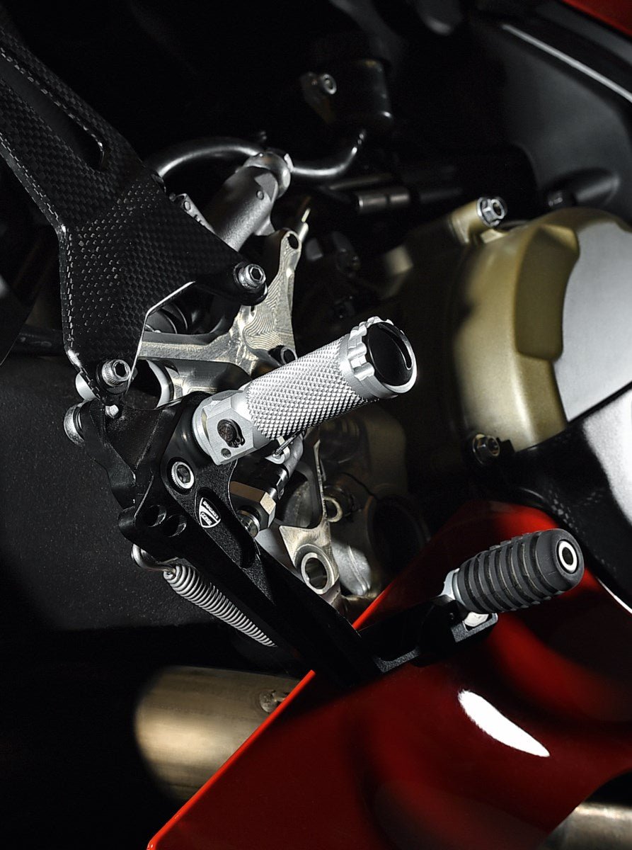 Ducati Adjustable Rider Footpegs In Aluminium (96451111B) - High Road Motorsports - Footpeg - 96451111B - Ducati