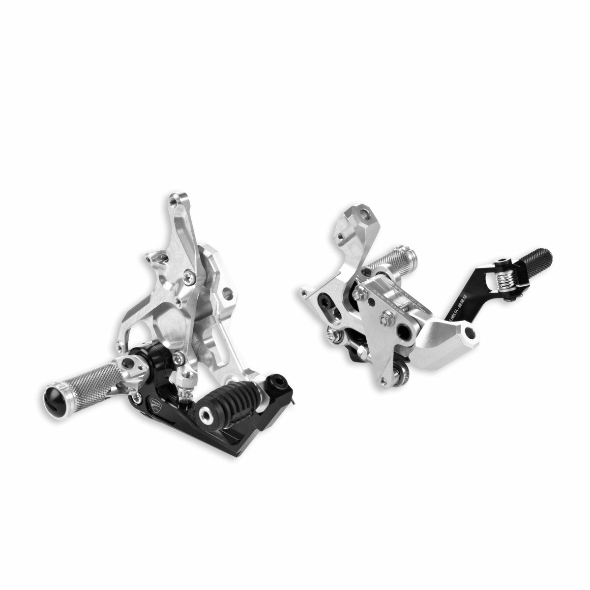 Ducati Adjustable Rider Footpegs In Aluminium (96451111B) - High Road Motorsports - Footpeg - 96451111B - Ducati