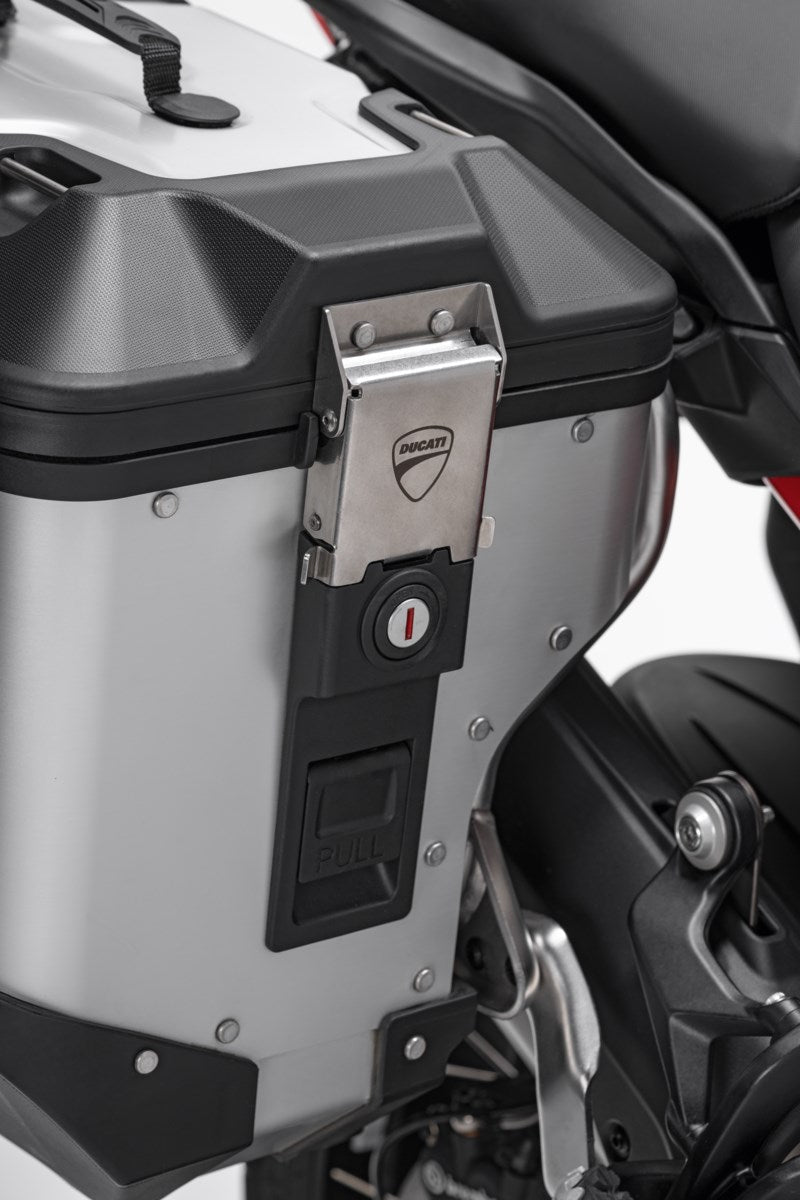 Ducati Aluminium Side Panniers (96781731AA) - High Road Motorsports - Side Case - 96781731AA - Ducati