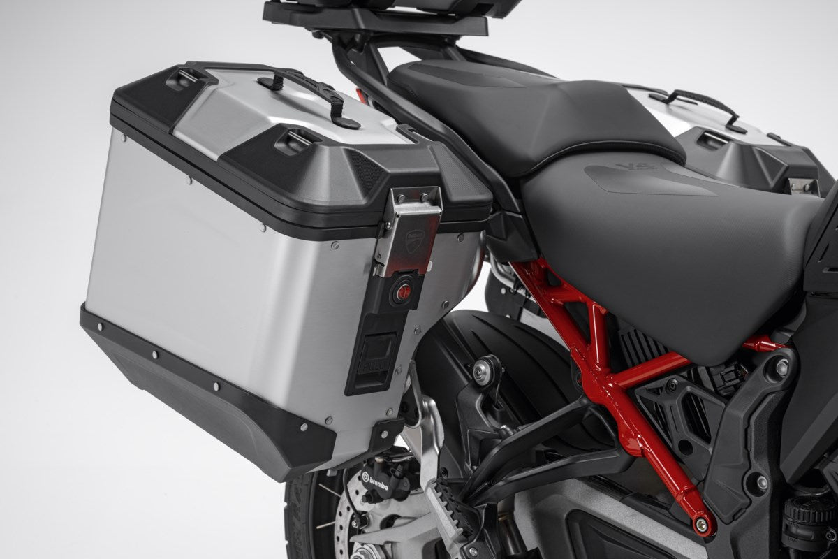 Ducati Aluminium Side Panniers (96781731AA) - High Road Motorsports - Side Case - 96781731AA - Ducati