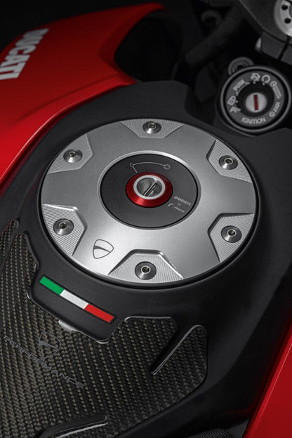 Ducati Billet Aluminium Tank Cap (97780081AA) - High Road Motorsports - Tank Cap - 97780081AA - Ducati