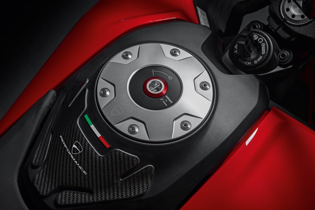 Ducati Billet Aluminium Tank Cap (97780081AA) - High Road Motorsports - Tank Cap - 97780081AA - Ducati