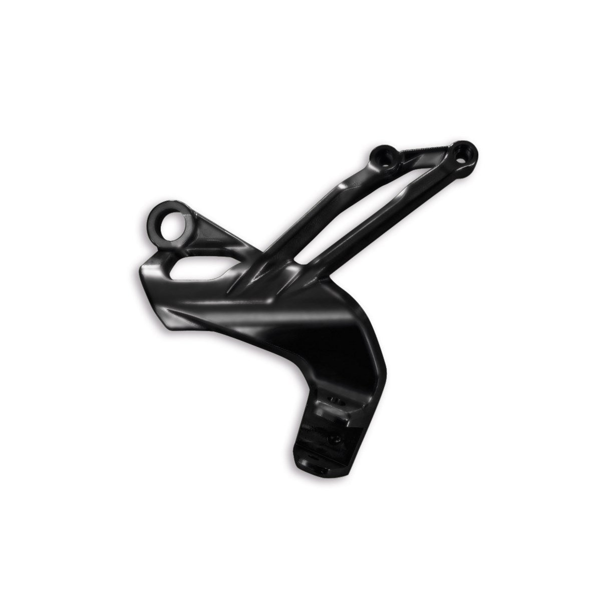 Ducati Black Footpeg Holder Plate (96410771AB) - High Road Motorsports - Bracket - 96410771AB - Ducati