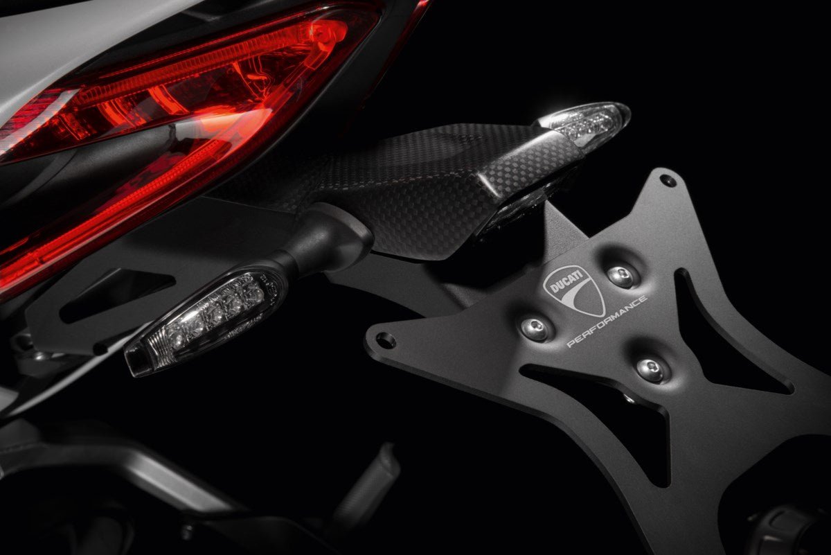 Ducati Carbon And Aluminium Number Plate Holder (96901112A) - High Road Motorsports - Plate Holder - 96901112A - Ducati