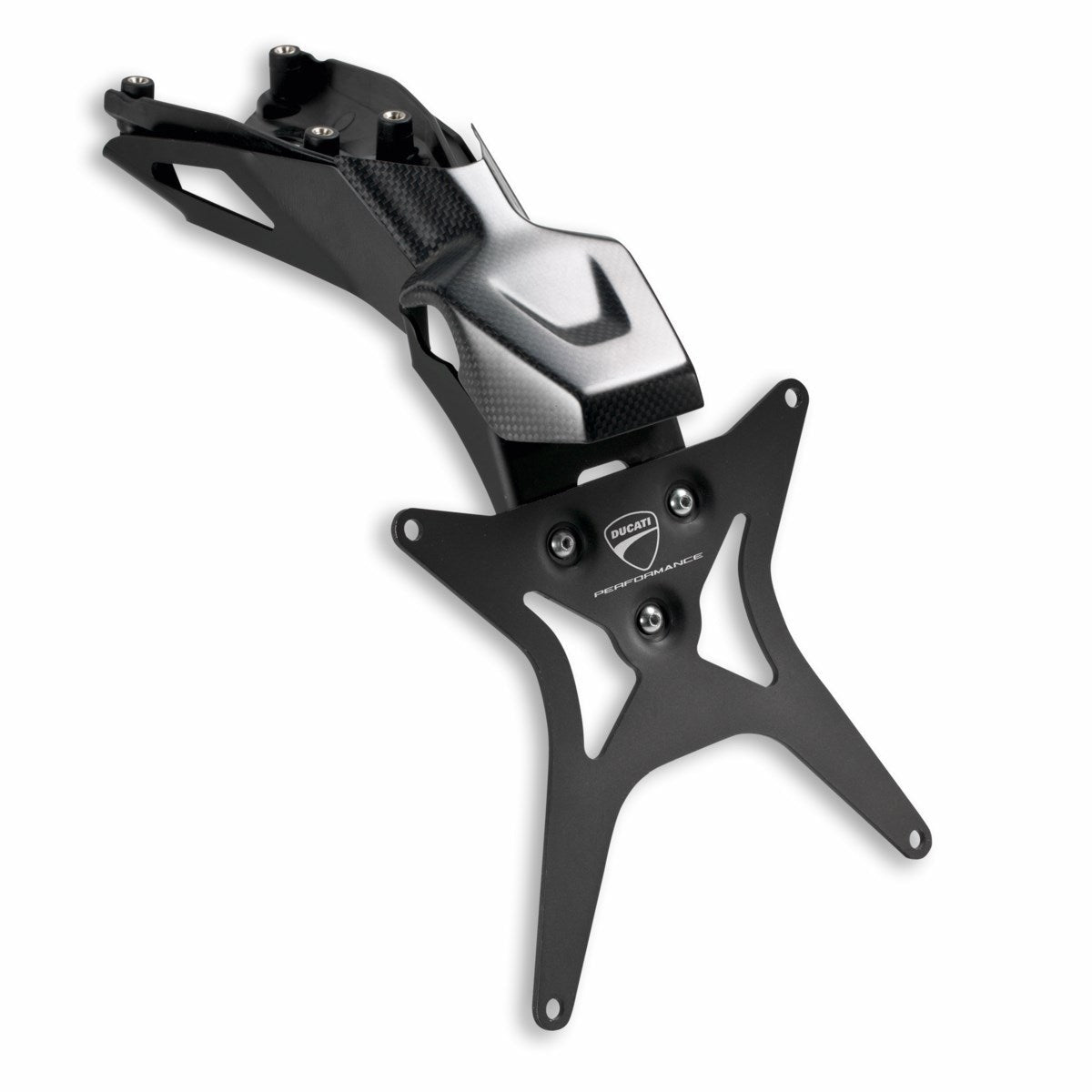 Ducati Carbon And Aluminium Number Plate Holder (96901112A) - High Road Motorsports - Plate Holder - 96901112A - Ducati