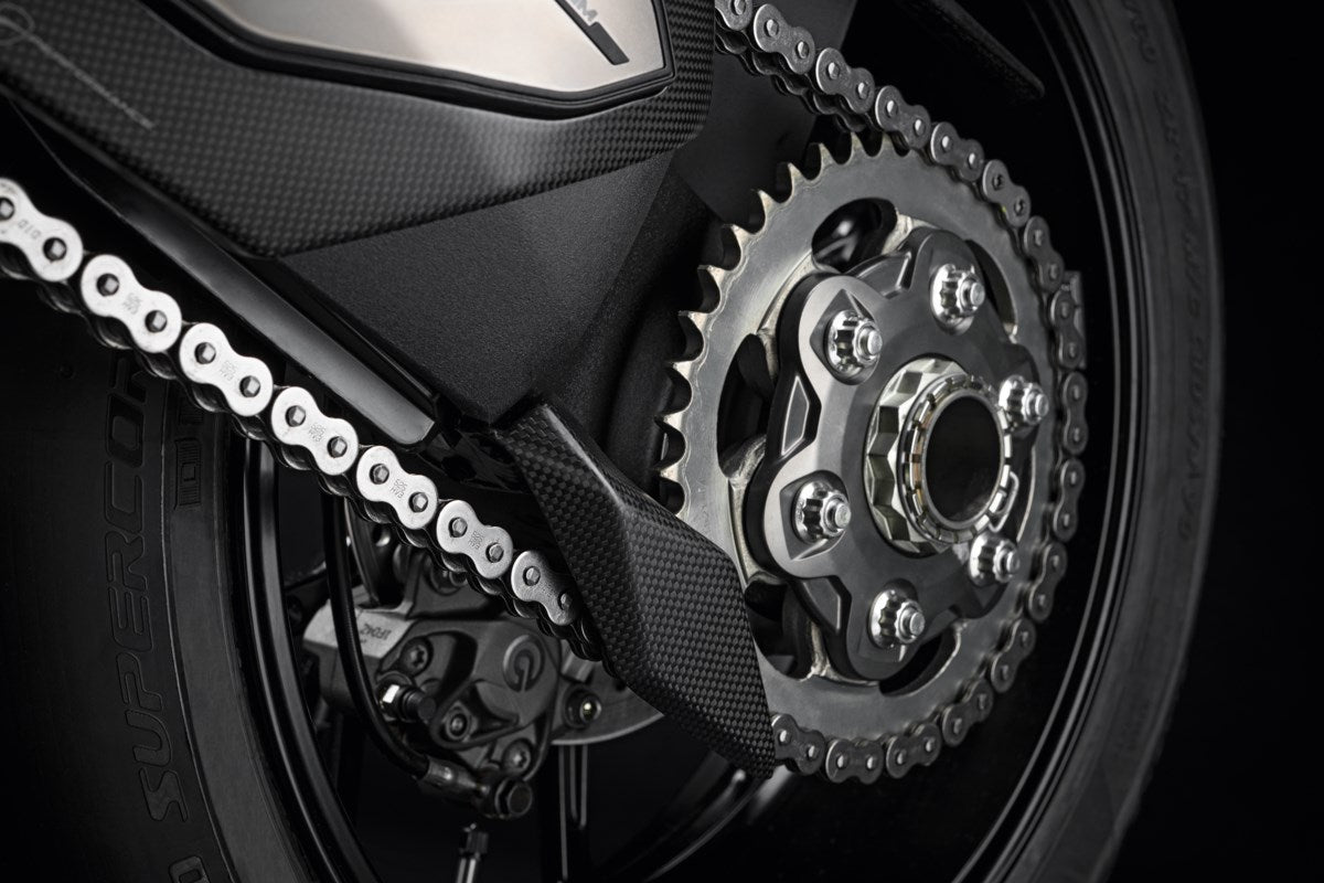 Ducati Carbon Chain Guard (96981281AA) - High Road Motorsports - Chain Guard - 96981281AA - Ducati