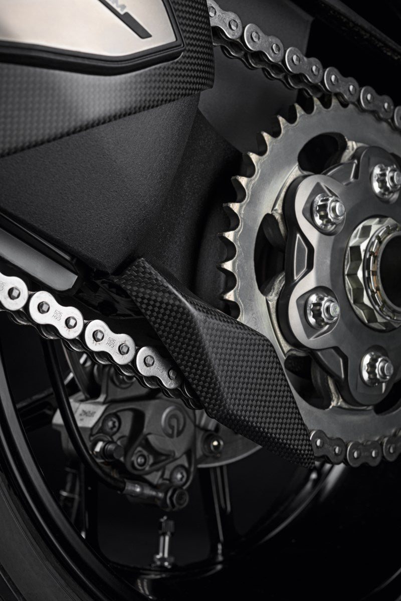 Ducati Carbon Chain Guard (96981281AA) - High Road Motorsports - Chain Guard - 96981281AA - Ducati
