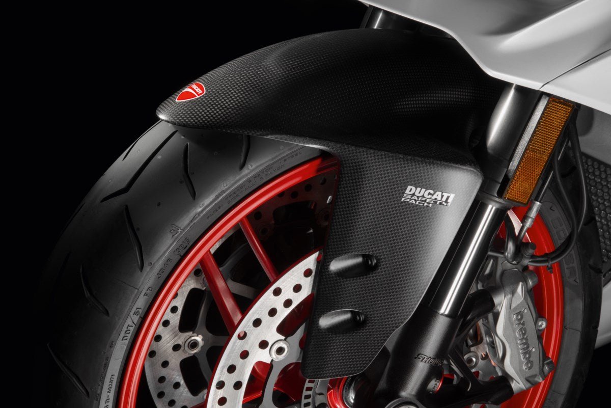 Ducati Carbon Front Mudguard (96450511B) - High Road Motorsports - Mud Guard - 96450511B - Ducati