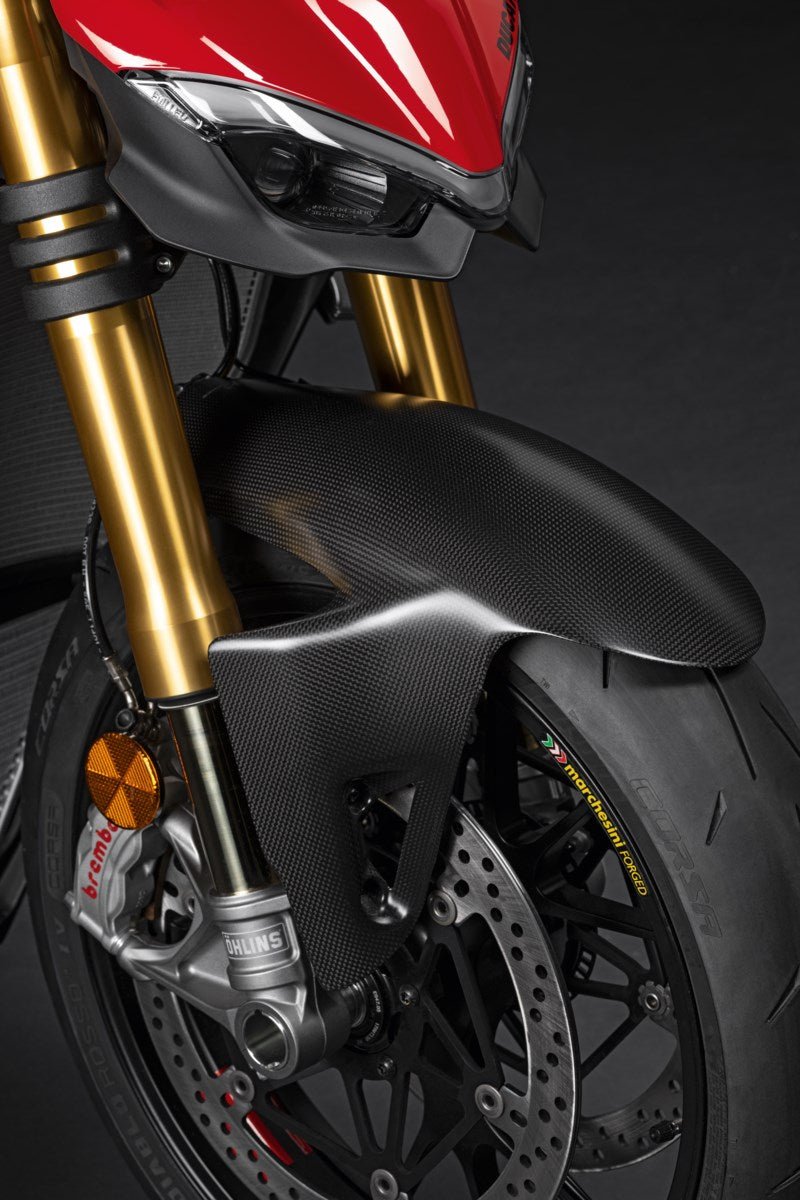 Ducati Carbon Front Mudguard (96989971A) - High Road Motorsports - Mud Guard - 96989971A - Ducati