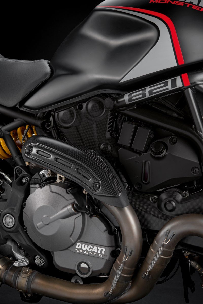 Ducati Carbon Heat Guard (96980961A) - High Road Motorsports - Heat Shield - 96980961A - Ducati