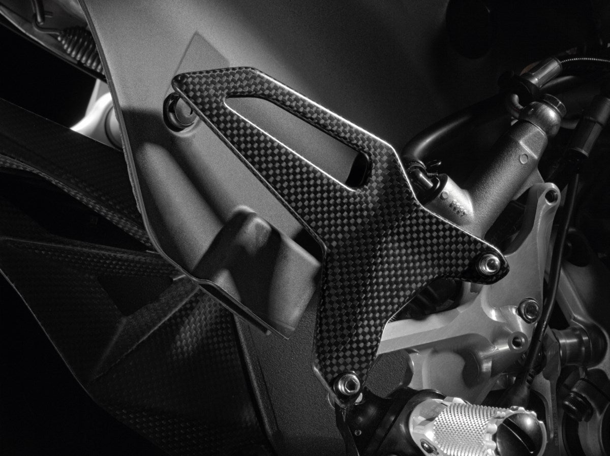 Ducati Carbon Heel Guard (96450811B) - High Road Motorsports - Frame Cover - 96450811B - Ducati