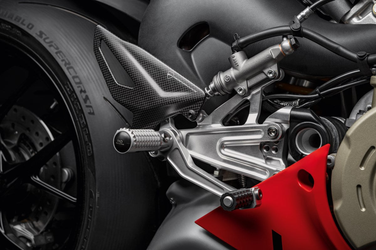 Ducati Carbon Heel Guard (96981061A) - High Road Motorsports - Frame Cover - 96981061A - Ducati