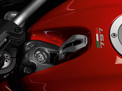 Ducati Carbon Ignition Switch Cover (96980871A) - High Road Motorsports - Instrument Cover - 96980871A - Ducati