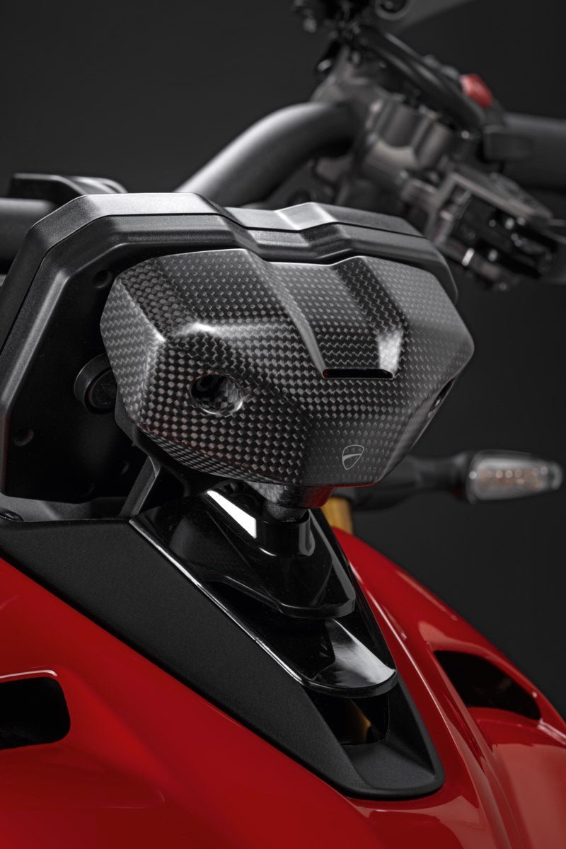 Ducati Carbon Instrument Cover (96981322AA) - High Road Motorsports - Handlebar - 96981322AA - Ducati