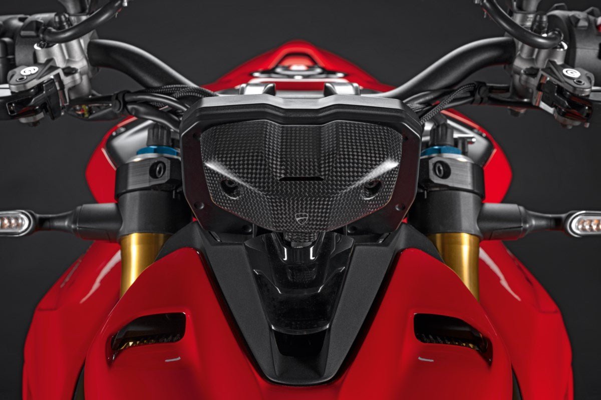 Ducati Carbon Instrument Cover (96981322AA) - High Road Motorsports - Handlebar - 96981322AA - Ducati